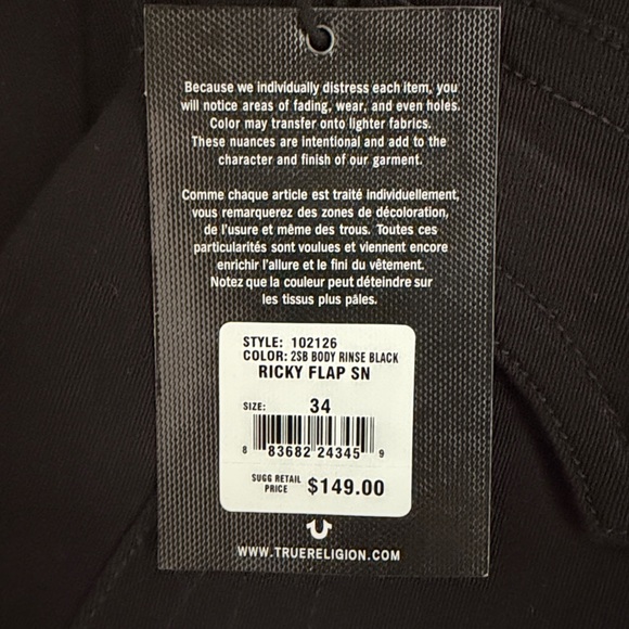 True Religion Ricky Jeans - Picture 6 of 9